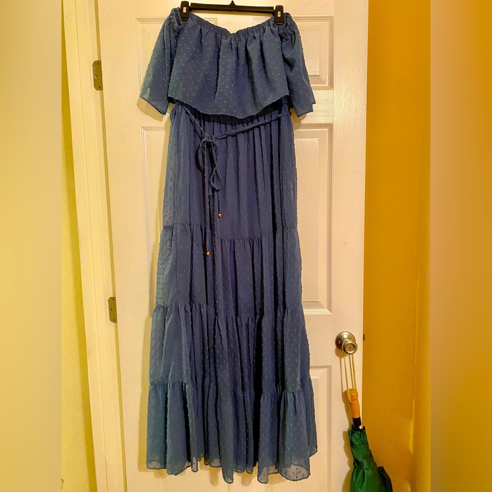 Swiss Dot Maxi Dress Baltic Born